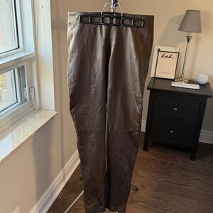 Danier Dark Brown Leather Apparel